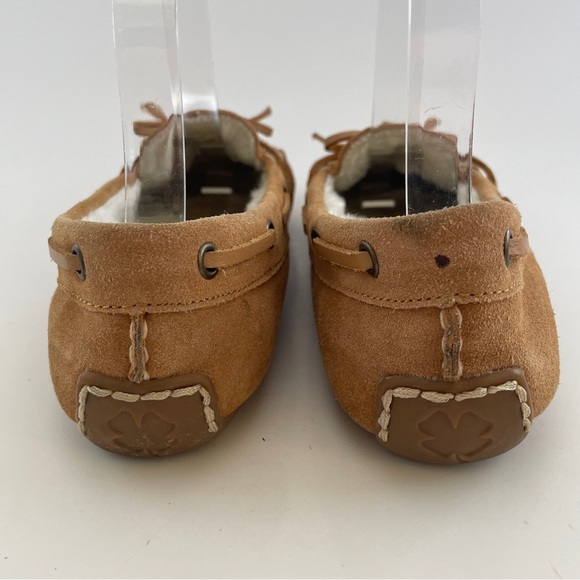 Lucky Brand Tan Suede Moccasin Slippers - Picture 3 of 8